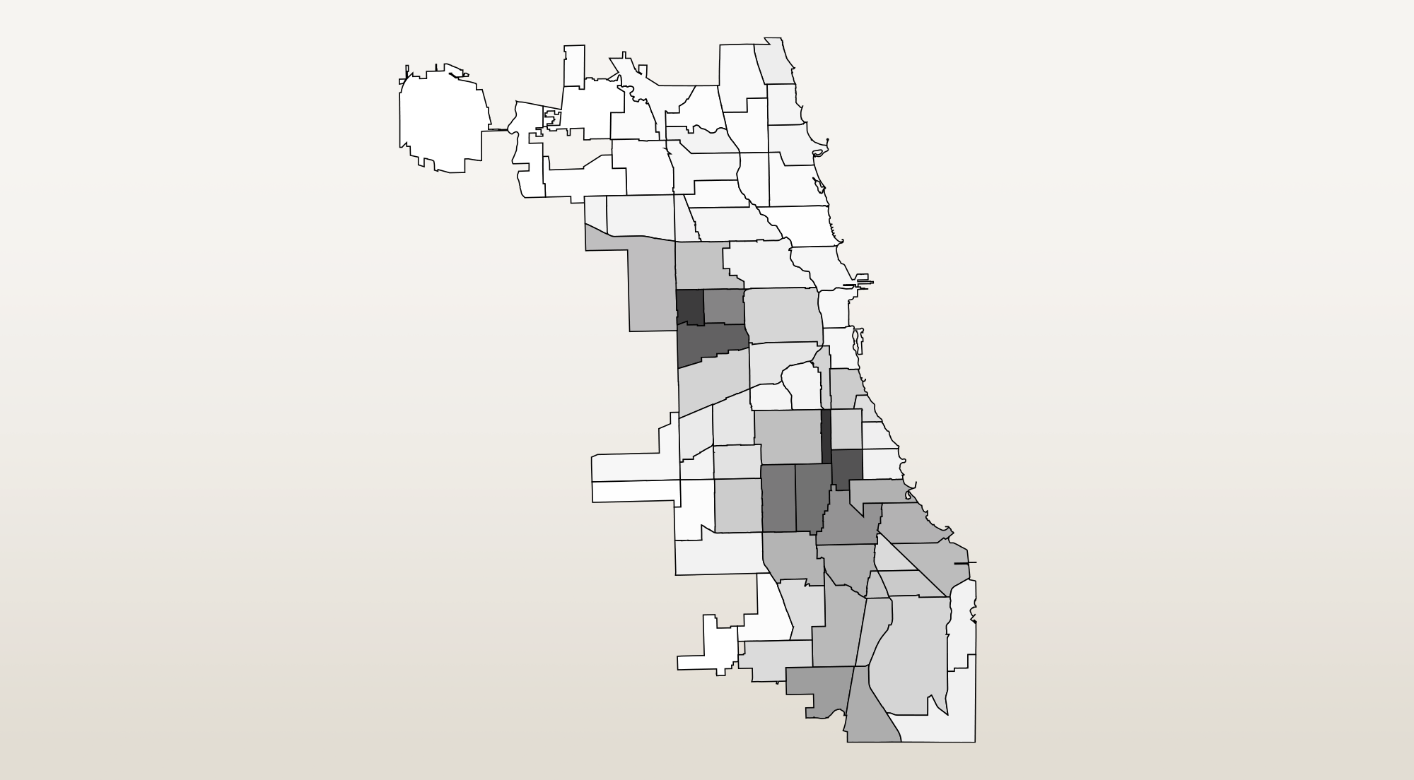 Illustration of Chicago map
